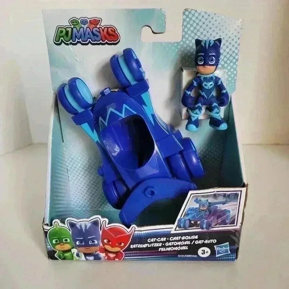 PJ Masks Cat-Car Preschool Toy, Hero Vehicle with Catboy Action Figure NIB - Picture 1 of 8